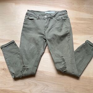 Ashley Mason Olive Green Jeans